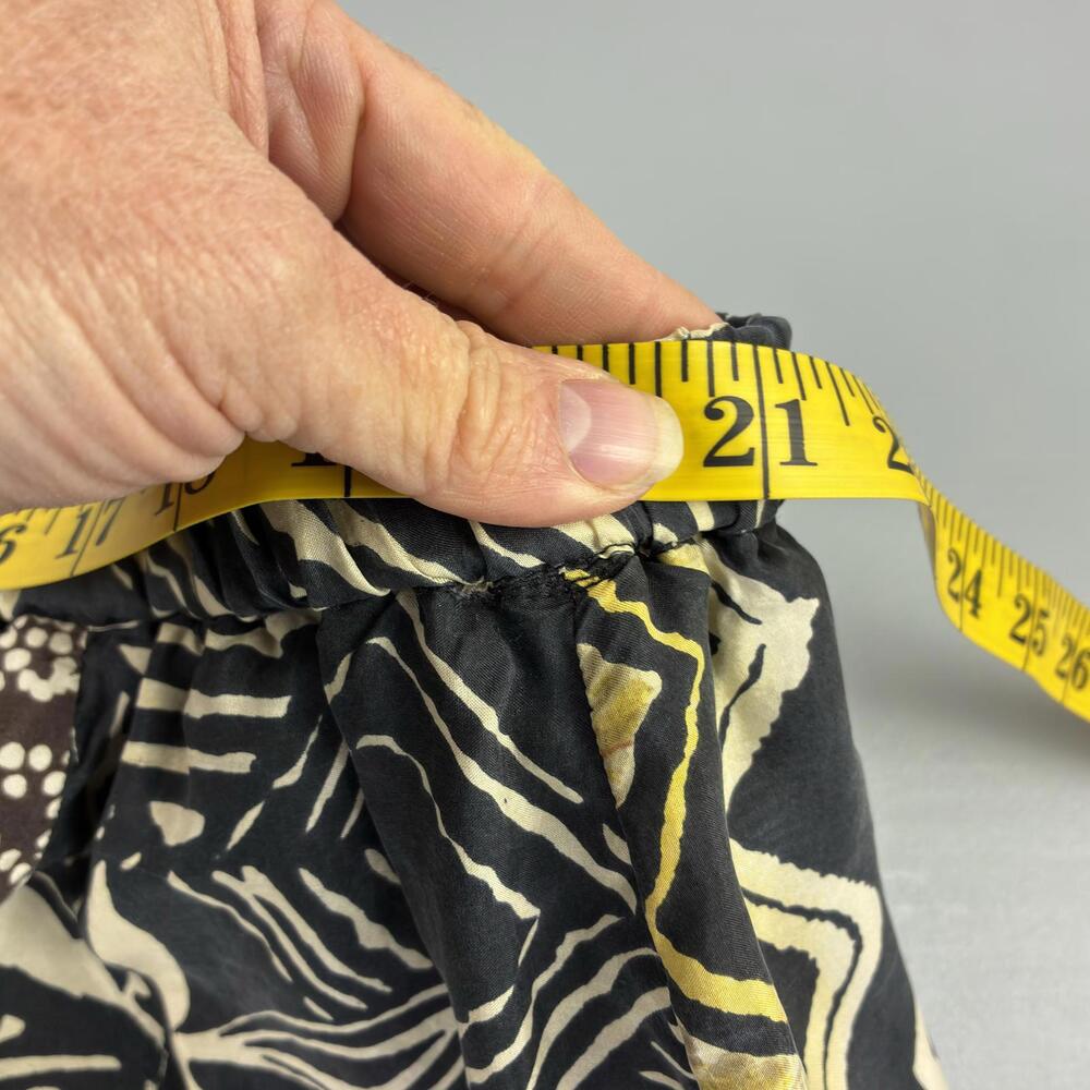 Chico's Silk Patchwork Maxi Skirt With Sequins - image 7